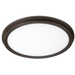 ETI FMNL-11IN-900LM-8-CP3-SV-TD-ORB 11 Inch Snapfit Low Profile Flush Mount With 2000K Accent 3CCT Color 3000-5000K 900Lm 3000K 80 CRI Dimmable Oil Rubbed Bronze (56572115)
