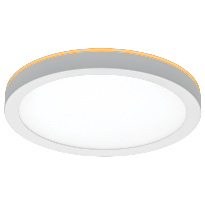ETI FMNL-7.5IN-800LM-8-CP3-SV-TD-WT 7.5 Inch Snapfit Low Profile Downlight With 2000K Accent 3CCT Color 3000-5000K 800Lm 3000K 80 CRI Dimmable White Finish (56568114)