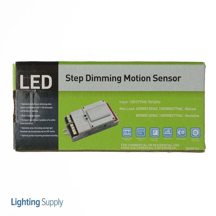 ETI MC601V Step Dimming Motion Sensor Microwave With Daylight Sensor Internally Mounted Up To 49 Foot Mounting Height (90600144)