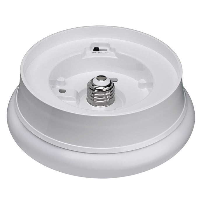ETI SL-7-83-840-SV-N-OS 7 Inch Spin Light With Motion Sensor Bare Lamp To Flush Mount Converter 830Lm 4000K 120V 80 CRI White Finish (54606342)