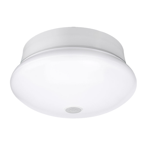 ETI SL-7-83-840-SV-N-OS 7 Inch Spin Light With Motion Sensor Bare Lamp To Flush Mount Converter 830Lm 4000K 120V 80 CRI White Finish (54606342)