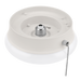 ETI SLP-7-83-840-SV-N 7 Inch Spin Light With Pull Chain Bare Lamp To Flush Mount Converter 830Lm 4000K Dimmable 120V 80 CRI White Finish (54484141)