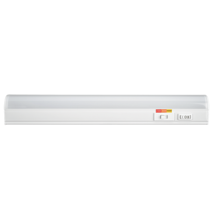 ETI UC-12-6-830-SV 12 Inch Linkable Under-Cabinet Light With Step Dimming Switch 350Lm 3000K Warm White 80 CRI Step Dimming Switch (54196112)
