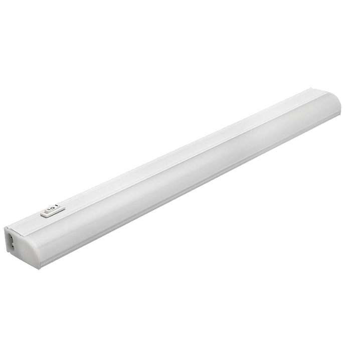 ETI UC-18-8-830-SV 18 Inch Linkable Under-Cabinet Light With Step Dimming Switch 500Lm 3000K Warm White 80 CRI Step Dimming Switch (54195112)