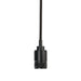 Feit Electric Industrial Style Pendant Light Fixture Matte Black Finish No Bulb Or Shade Included CCT Selectable 2700K-6500K (PN/BLK)