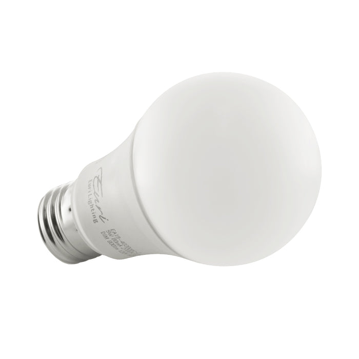 Euri Lighting A19 Omni-Directional LED Light Bulbs Dimmable 9W 120V 810Lm 200 Degree Beam 3000K 90 CRI E26 Base Value-Pack of 2 (EA19-9W5000cec-2)