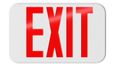 RAB Exit Universal Faces Emergency Red/Green-Letter White Housing (EXIT34-RG/E)
