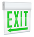 RAB Edgelit Chicago Exit 1-Face Emergency White Panel White Housing Left Arrow (EXITEDGE-1WPWLACH/E)