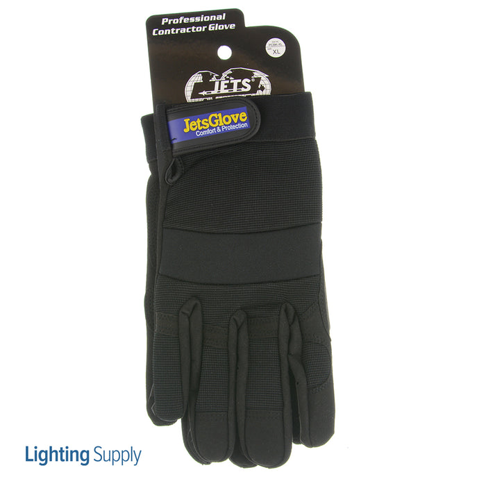 Jet's Gloves Extra Large Black Contractor Glove (PCBK-XL)