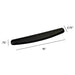 3M - 98096 Gel Wrist Rest Wr309Le With Antimicrobial Product Protect 25 Percent Recycled Content Leatherette Black 2.75 X 18.0 X 0.75 Inch (7000122510)