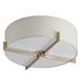 Light Efficient Design Linen Drum Fixture