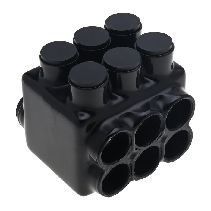 NSI 600 MCM - 6 AWG Stacked Polaris Insulated Multi-Tap Connector 6-Port [Double Sided Entry] (IPLDS600-6)