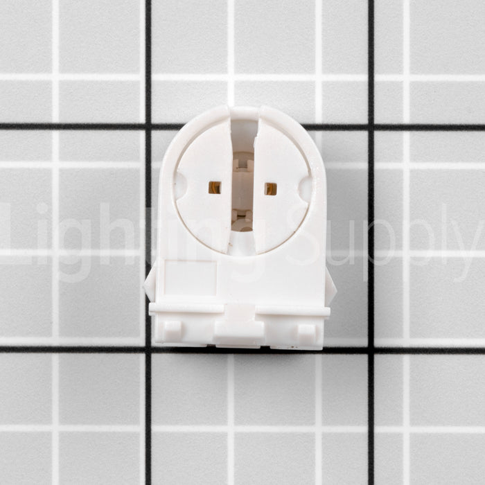 Standard Fluorescent Mini Bi-Pin Base Socket Short Snap-In (FE1-483)