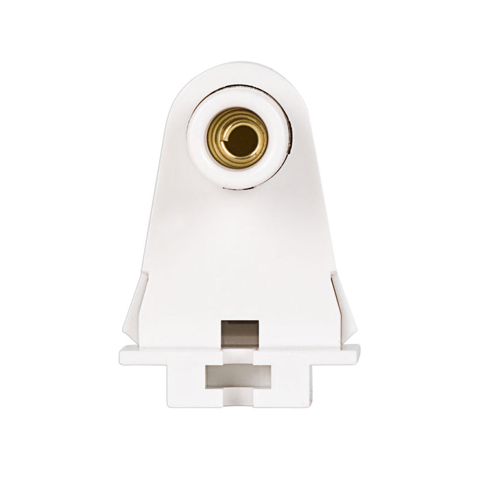 Standard Fluorescent Single Pin Socket Snap-In Or Slide On Mount Spring End (FE315)