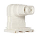 Leviton Fluorescent Socket Slide-In Spring End For T8 Medium Bi-Pin (13570-NW)