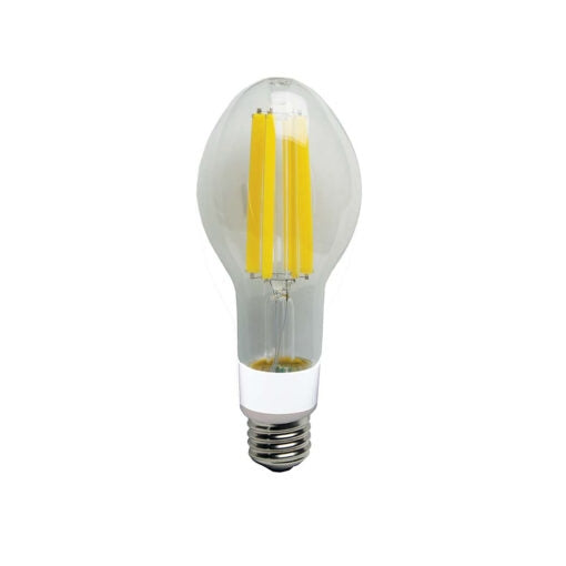 TCP 26W High Lumen LED Filament Lamp ED23 2200K 3600Lm 120-277V 80 CRI E26 Base Clear (FED23N15022E26CL)
