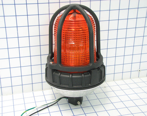 Federal Signal LED Light Hazardous Location UL/cUL CID2 Pipe Mount 120-240VAC Amber Default Flashing (191XL-120-240A)