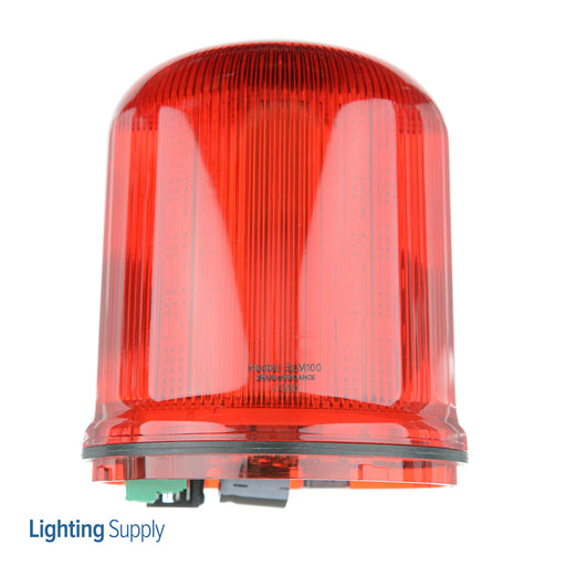 Federal Signal StreamLine Modular LED Light Multifunctional Steady-Flash-Rotate UL/cUL Red Base Sold Separately (SLM100R)