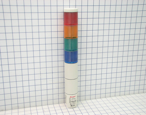 Federal Signal MicroStat Incandescent Status Indicator 4-High UL/cUL 120VAC All Lens Colors (MSL4-120)