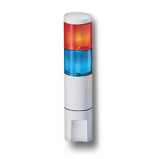 Federal Signal MicroStat Incandescent Status Indicator 2-High UL/cUL 120VAC Blue Red (MSL2-120BR)