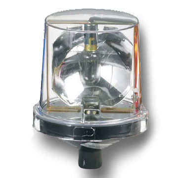 Federal Signal Electraray Incandescent Rotating Light Hazardous Location UL/cUL CID2 120VAC Clear (225X-120C)