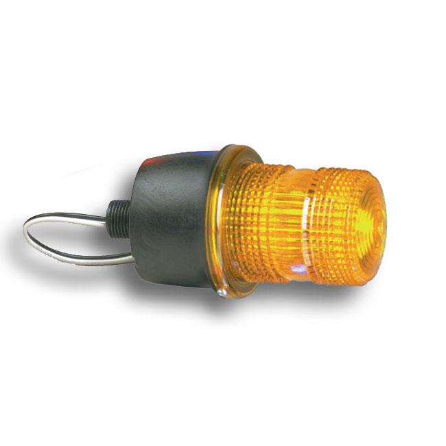 Federal Signal StreamLine LED Light Low Profile UL/cUL 120VAC Male Pipe Mount Amber (LP3ML-120A)