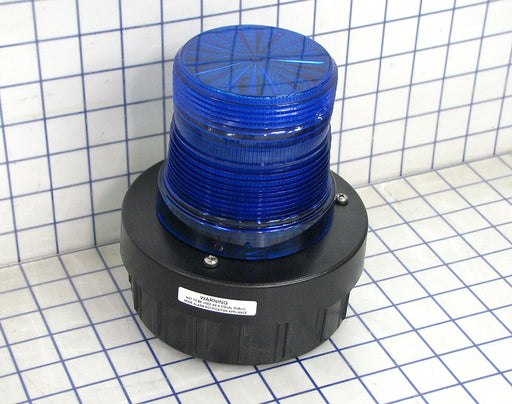 Federal Signal Audible Visual Flashing LED Light UL/cUL 120VAC Blue (AV1-LED-120B)
