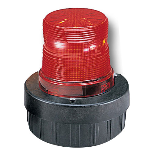Federal Signal Audible Visual Flashing LED Light UL/cUL 120VAC Red (AV1-LED-120R)