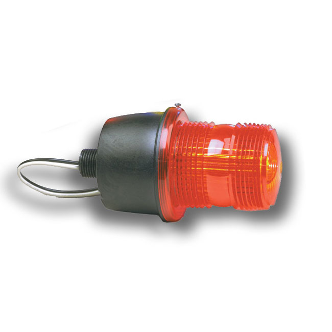 Federal Point Light Federal Signal LP3ML-120R StreamLine LED Light Male Pipe Mount Red ...
