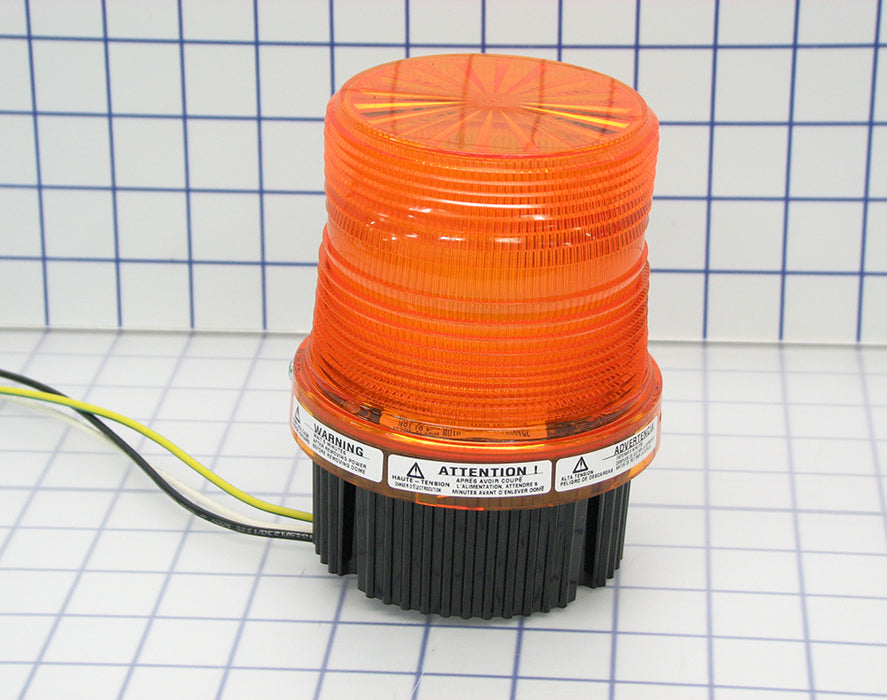 Federal Point Light Federal Signal FB2PST-120A Fireball Strobe Light UL/cUL 120VAC Amber ...