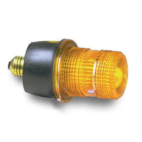 Federal Signal StreamLine Strobe Light Low Profile UL/cUL 120VAC Edison Mount Amber (LP3E-120A)