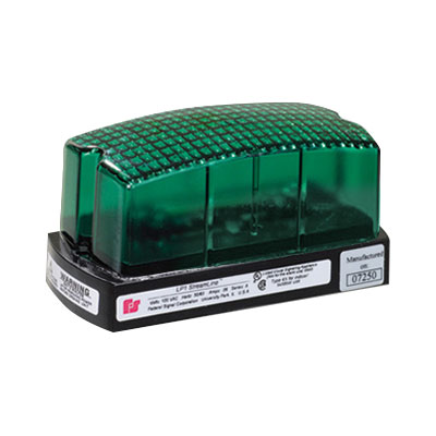 Federal Signal StreamLine Strobe Light Low Profile UL/cUL 120VAC Green (LP1-120G)