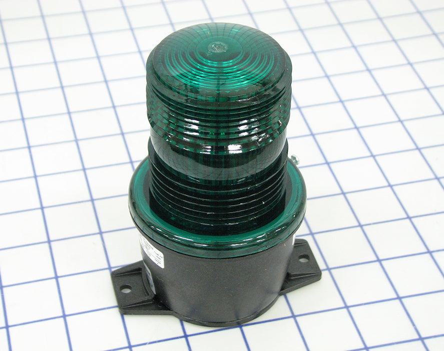 Federal Signal StreamLine Strobe Light Low Profile UL/cUL 120VAC T-Mount Green (LP3T-120G)