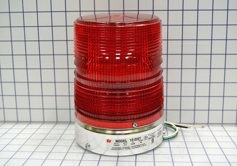 Federal Signal Starfire Double Strobe Light UL/cUL 120VAC Red (131DST-120R)