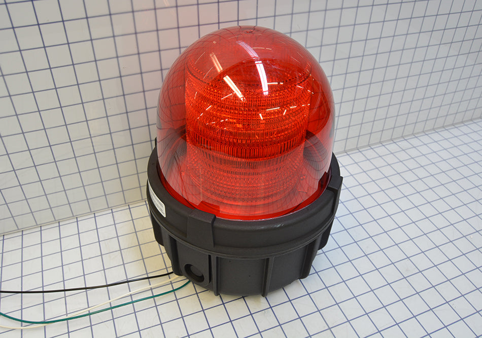 Federal Signal Commander Double Strobe Light Hazardous Location UL/cUL CID2 120VAC Red (371DST-120R)