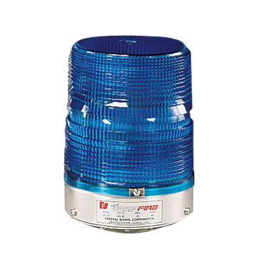 Federal Signal Starfire Double Strobe Light UL/cUL 12-24VDC Blue (131DST-012-024B)