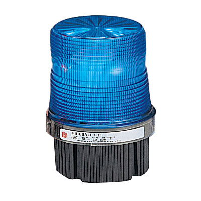 Federal Signal Fireball Strobe Light UL/cUL 12-24VDC Blue (FB2PST-012-024B)