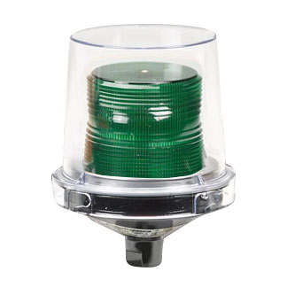 Federal Signal Electraray Strobe Light Hazardous Location UL/cUL CID2 12-24VDC Green (225XST-012-024G)