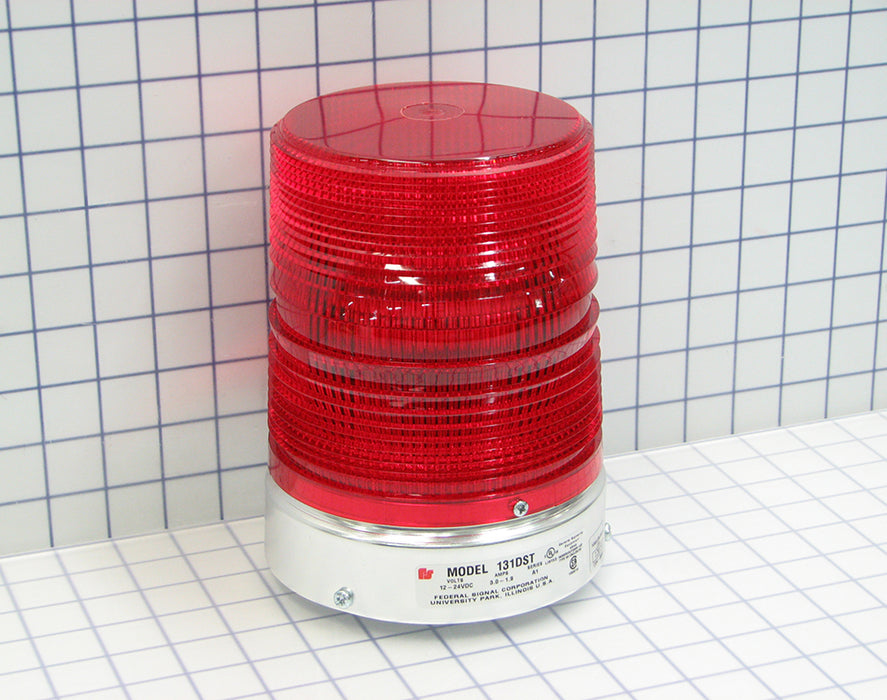 Federal Signal Starfire Double Strobe Light UL/cUL 12-24VDC Red (131DST-012-024R)
