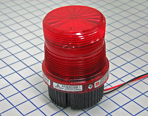 Federal Signal Fireball Strobe Light UL/cUL 12-24VDC Red (FB2PST-012-024R)