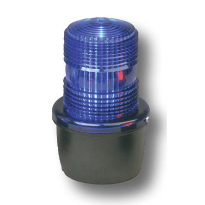 Federal Signal StreamLine Strobe Light Low Profile UL/cUL 12-48VDC Surface Mount Blue (LP3S-012-048B)