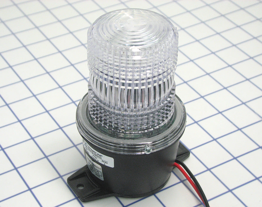 Federal Signal StreamLine Strobe Light Low Profile UL/cUL 12-48VDC T-Mount Clear (LP3T-012-048C)