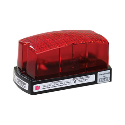 Federal Signal StreamLine Strobe Light Low Profile UL/cUL 12VDC Red (LP1-012R)