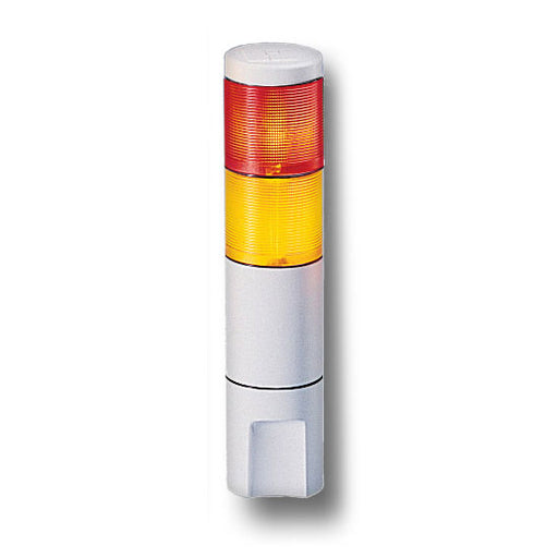 Federal Signal MicroStat Incandescent Status Indicator 2-High UL/cUL 24VDC/AC Amber Red (MSL2-024AR)