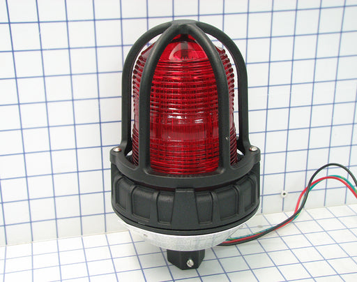 Federal Signal LED Light Hazardous Location UL/cUL CID2 Pipe Mount 24VDC Red Default Flashing (191XL-024R)