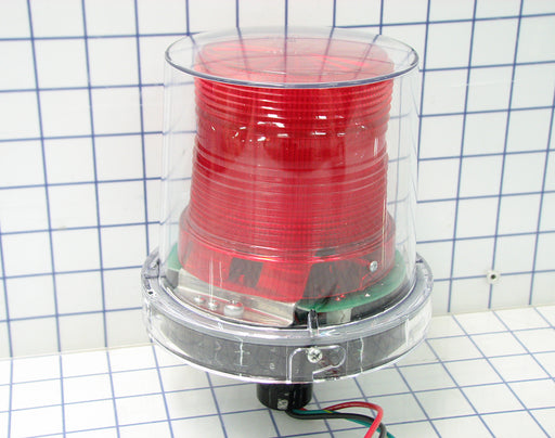 Federal Signal Electraray LED Light Hazardous Location UL/cUL CID2 24VAC/DC Red Default Flashing (225XL-024R)