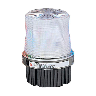 Federal Signal Fireball Strobe Light Limited In-Rush UL/cUL 24VDC Clear (FB2PST-I-024C)