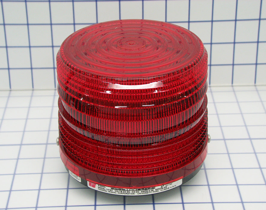 Federal Signal Electraflash Strobe Light UL/cUL 24VDC Red (141ST-024R)