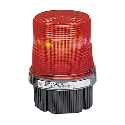 Federal Signal Fireball Strobe Light Limited In-Rush UL/cUL 24VDC Red (FB2PST-I-024R)