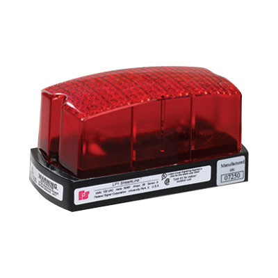 Federal Signal StreamLine Strobe Light Low Profile UL/cUL 24VDC Red (LP1-024R)